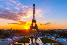 The Eiffel Tower in Paris